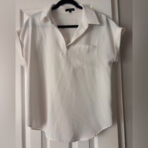 EUC Pleione Ivory Short Sleeve Top